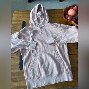 Nike Club Fleece Pink Speckled Hoodie Sweatshirt Size Small S